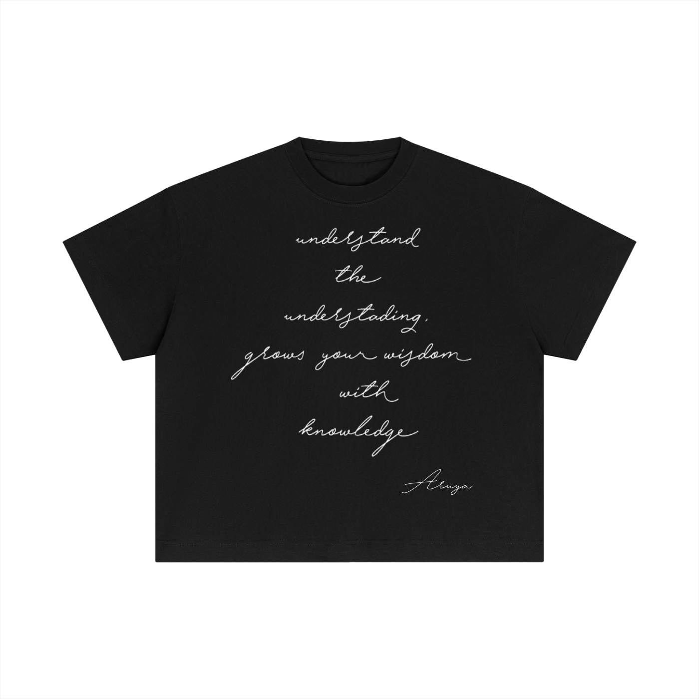 Wisdom Script Tee