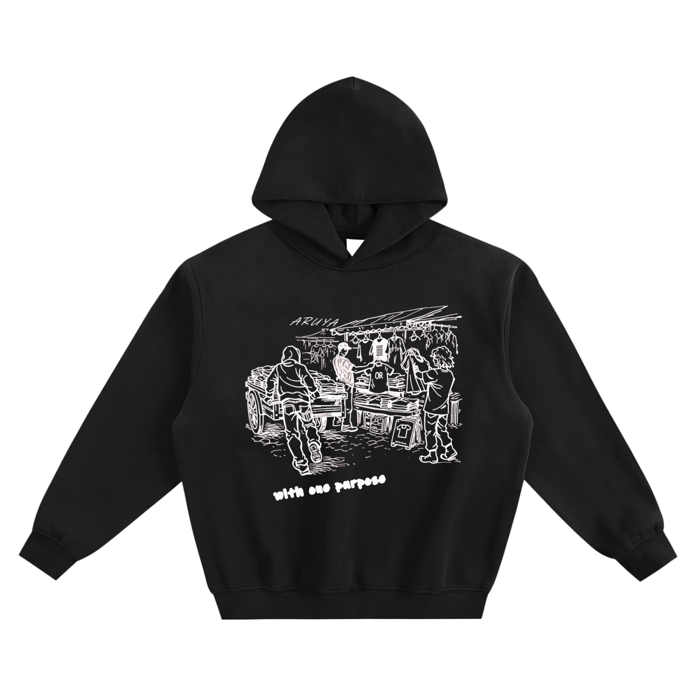 Fleeced Boxy Hoodie