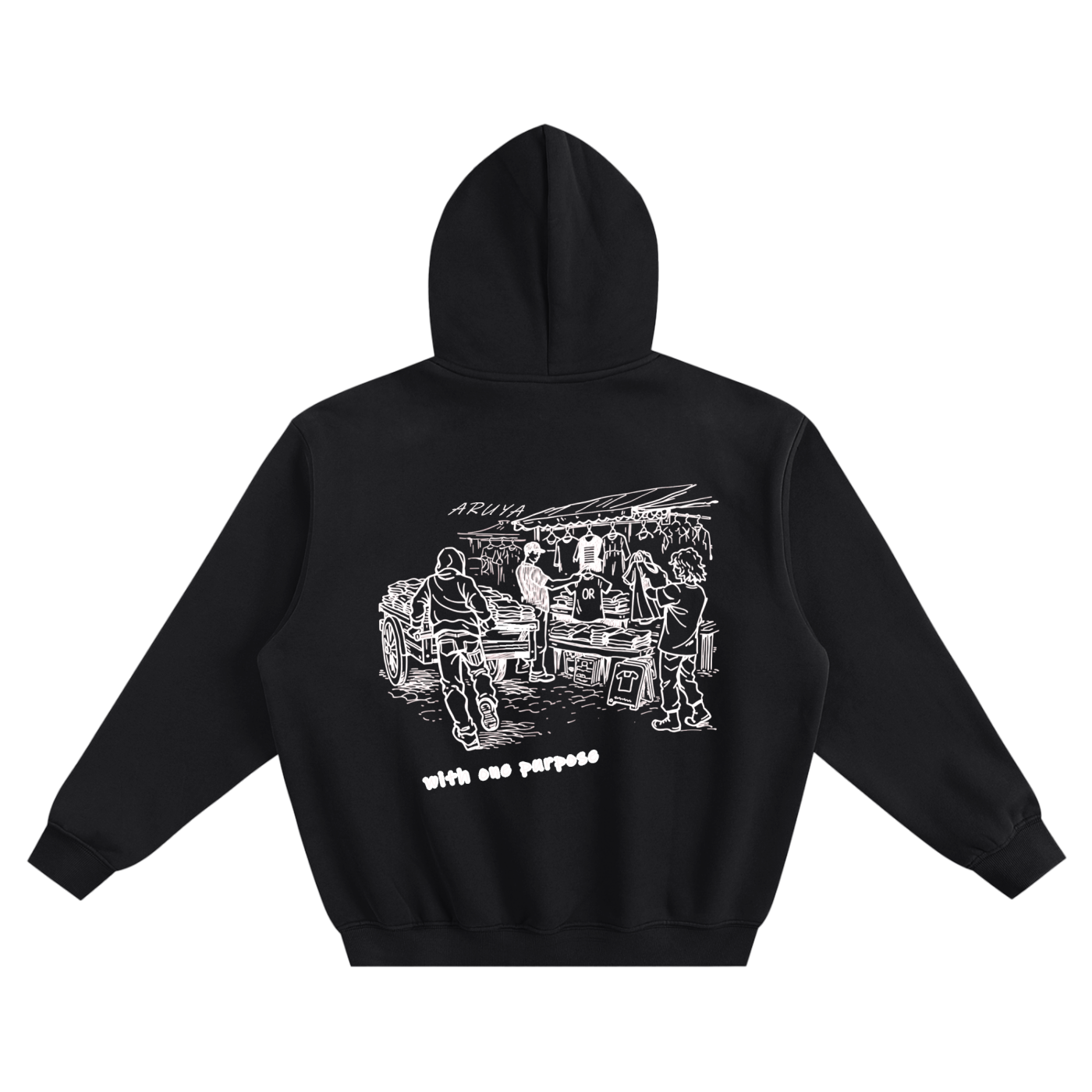 Fleeced Boxy Hoodie