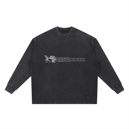 Mineral Wash Waffle Oversized T-Shirt