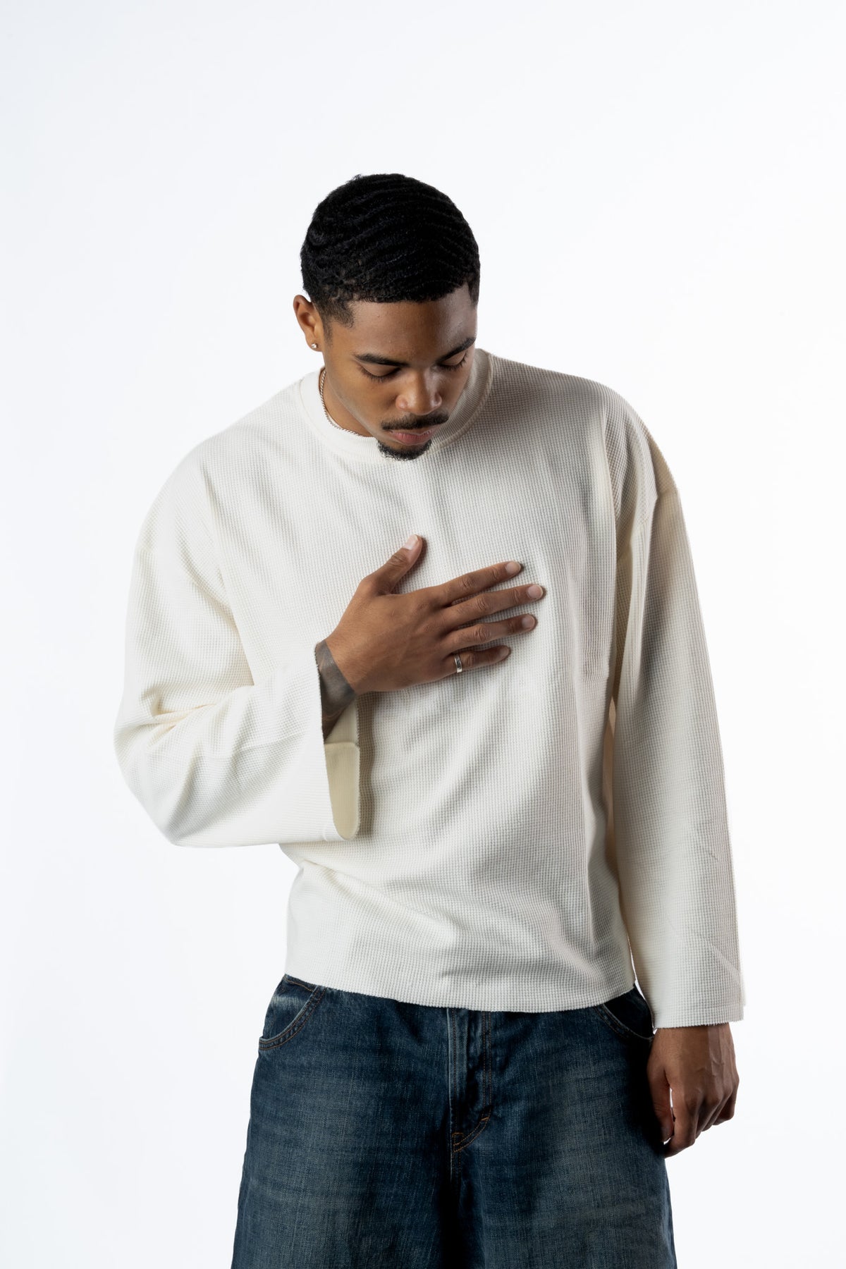 APRICOT U LINE LONG SLEEVE