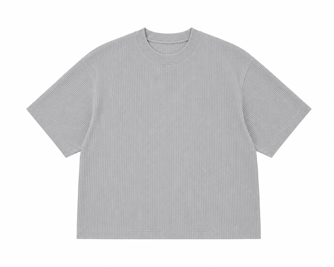 LOFI LINED TEE GRAY