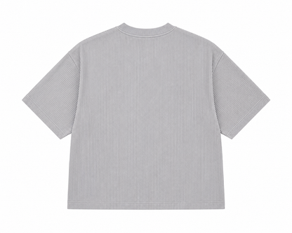 LOFI LINED TEE GRAY