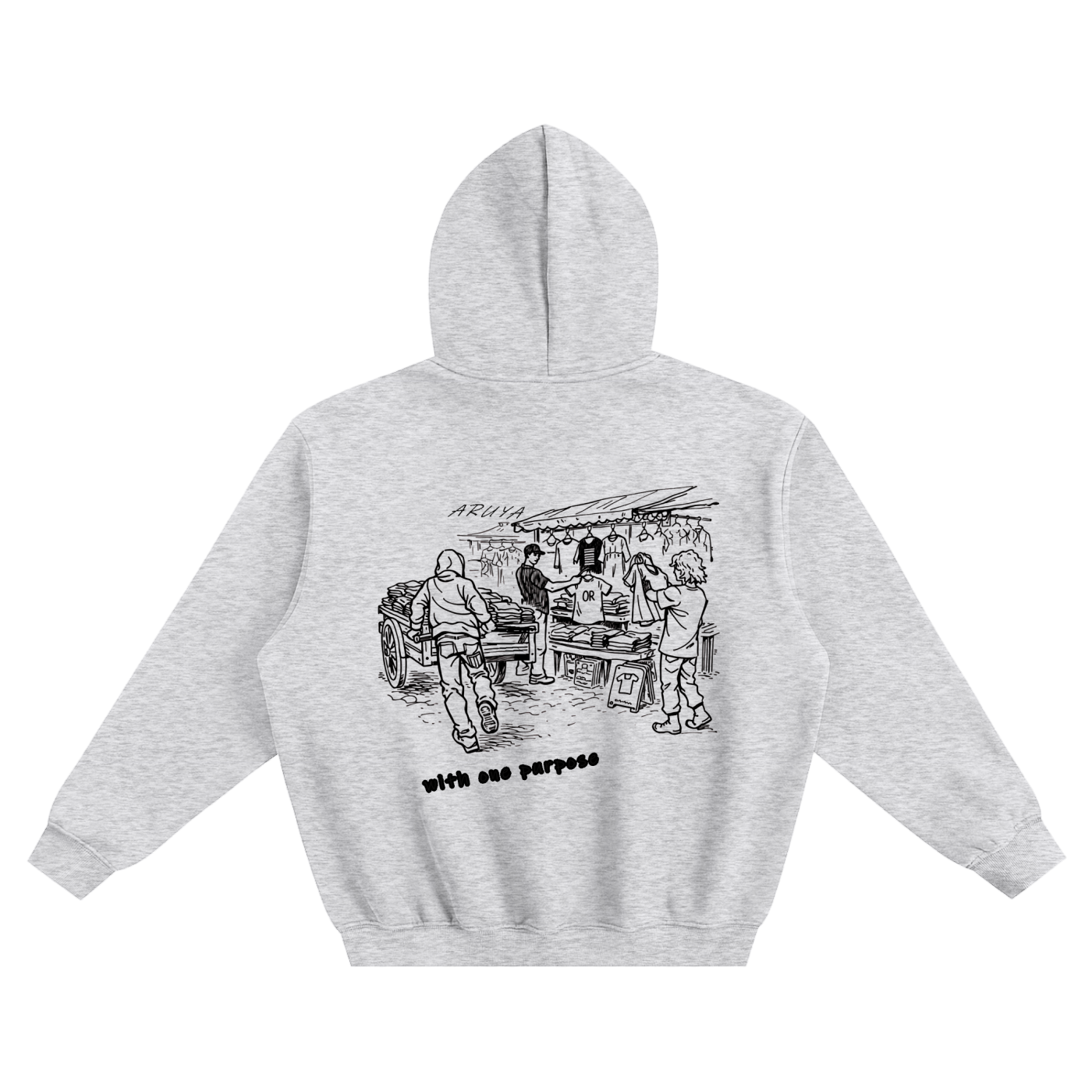 Fleeced Boxy Hoodie