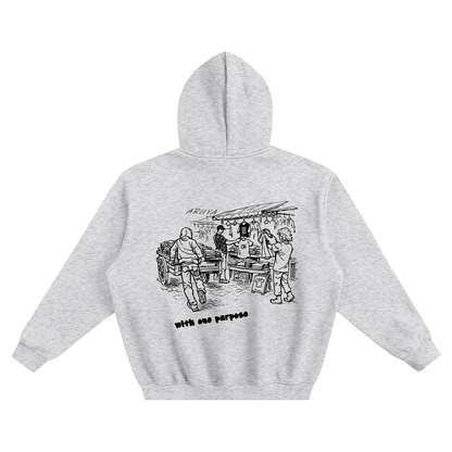 Fleeced Boxy Hoodie