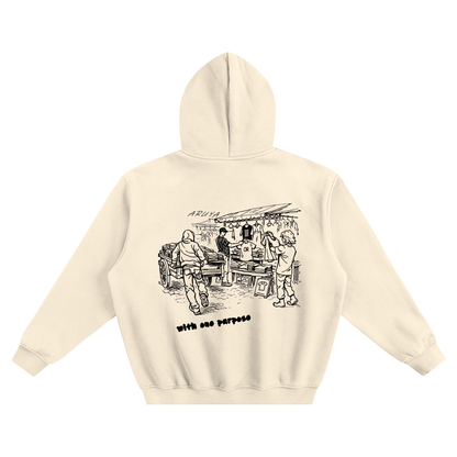 Fleeced Boxy Hoodie
