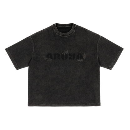Textured Waffle Washed Boxy T-Shirt