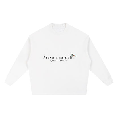 Knitted Round Neck Oversize Sweatshirt