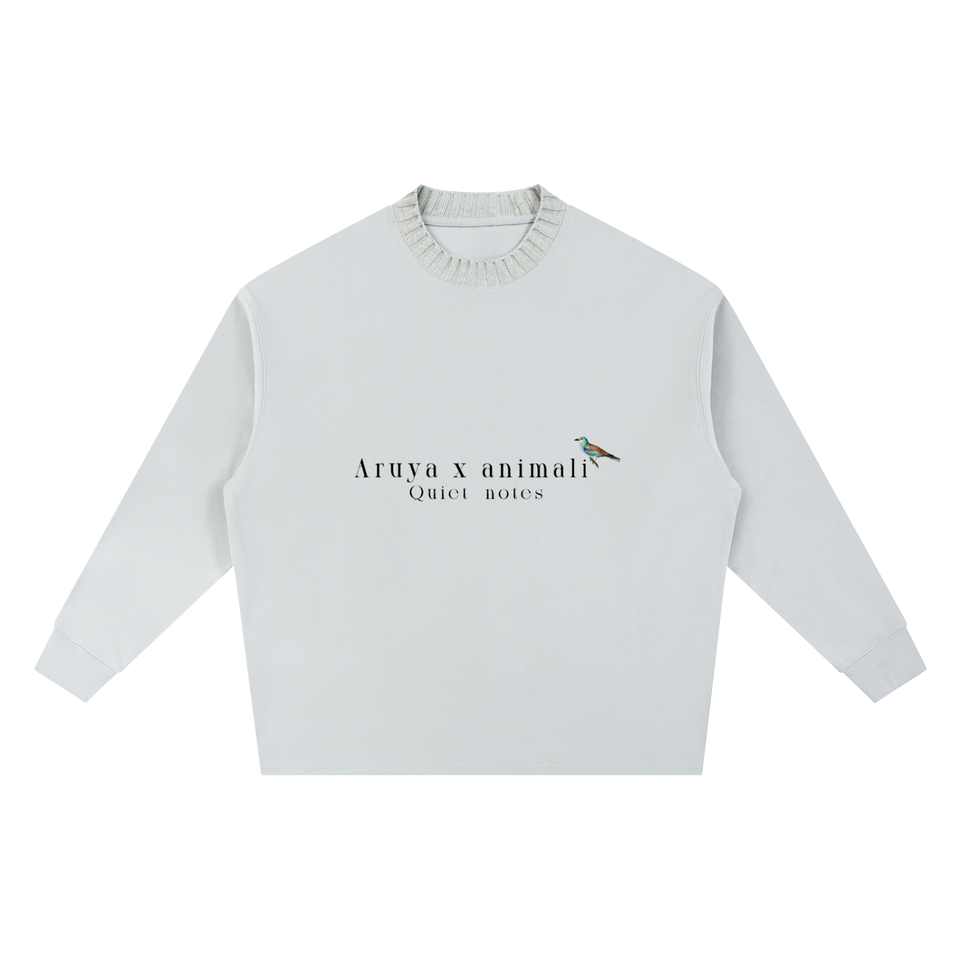 Knitted Round Neck Oversize Sweatshirt