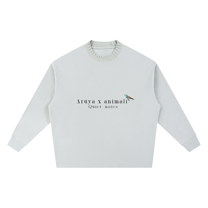 Knitted Round Neck Oversize Sweatshirt