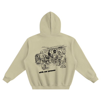 Fleeced Boxy Hoodie