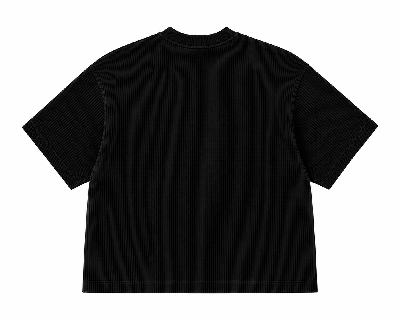 LOFI LINED TEE BLACK